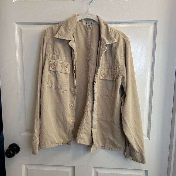 Women’s Democracy Weekend Shirt khaki Beige M - Picture 1 of 5